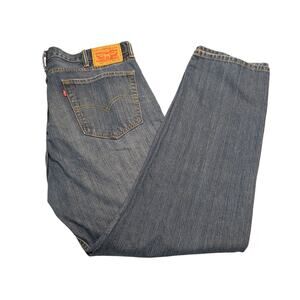 Levi's 505 Regular Fit Men's Jeans Size 40x32 Medium‎ Wash Straight Leg Denim
